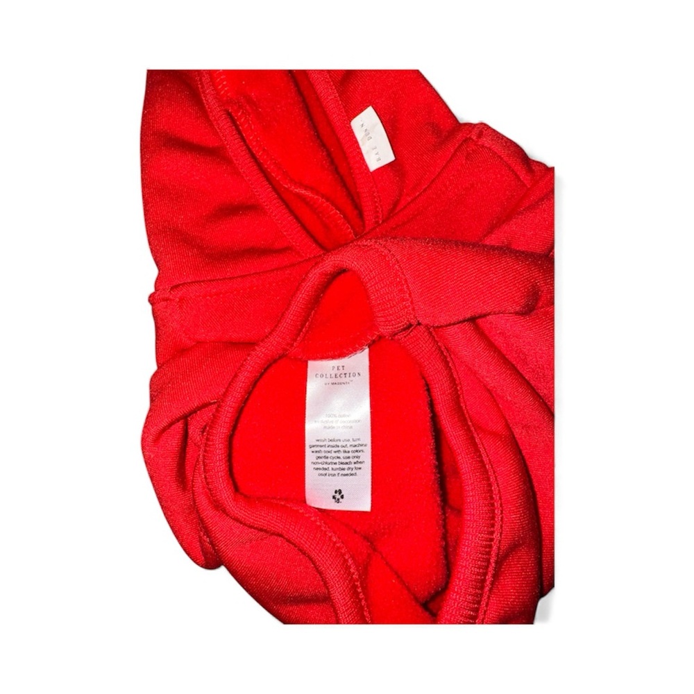 (3 For $30)Rae Dunn Santa Paws Dog Hoodie - Size S - Picture 4 of 5